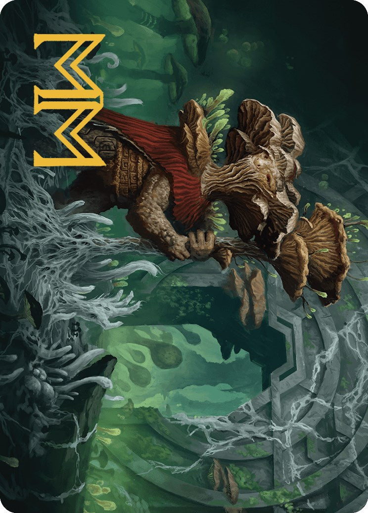 Tendril of the Mycotyrant Art Card (Gold-Stamped Signature) [The Lost Caverns of Ixalan Art Series] | Gate City Games LLC