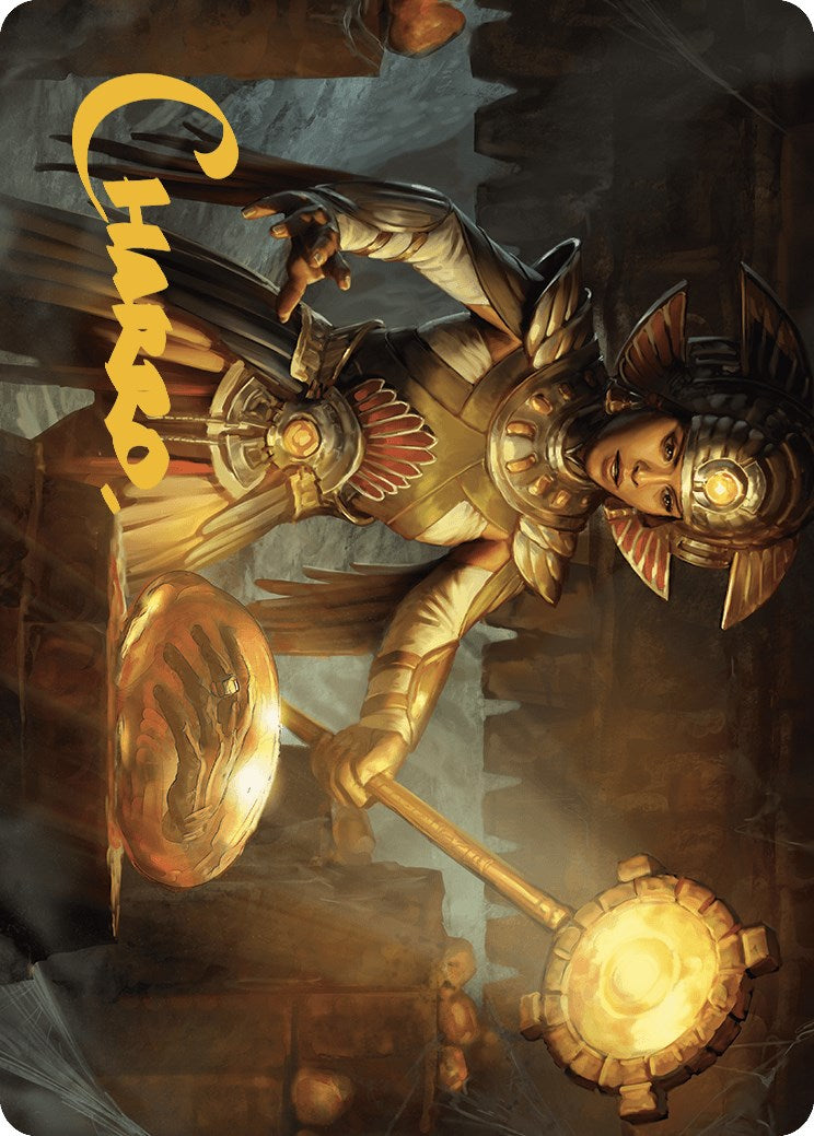 Curator of Sun's Creation Art Card (Gold-Stamped Signature) [The Lost Caverns of Ixalan Art Series] | Gate City Games LLC