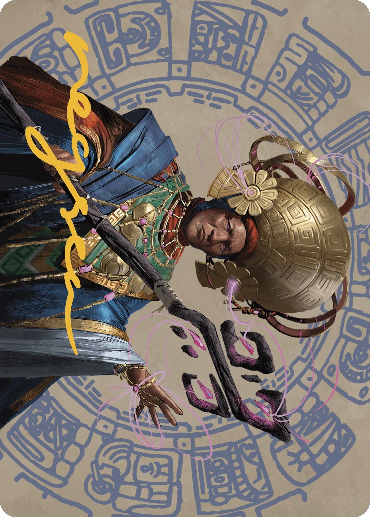 Akal Pakal, First Among Equals Art Card (46/81) (Gold-Stamped Signature) [The Lost Caverns of Ixalan Art Series] | Gate City Games LLC