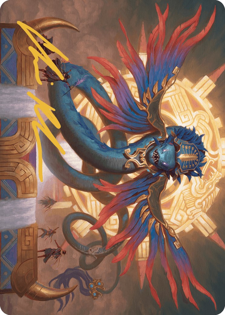 Ojer Pakpatiq, Deepest Epoch Art Card (13/81) (Gold-Stamped Signature) [The Lost Caverns of Ixalan Art Series] | Gate City Games LLC