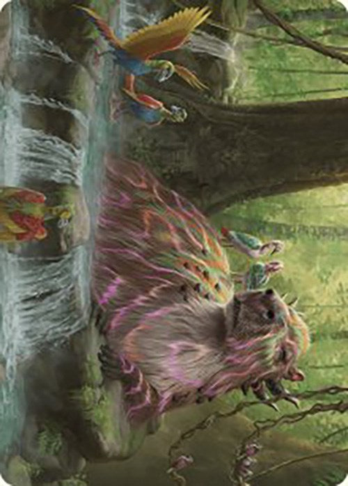 Basking Capybara Art Card [The Lost Caverns of Ixalan Art Series] | Gate City Games LLC