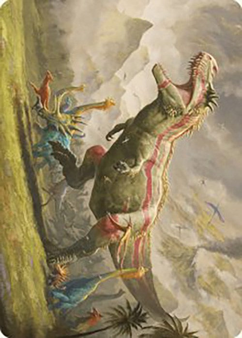 Ghalta, Stampede Tyrant Art Card [The Lost Caverns of Ixalan Art Series] | Gate City Games LLC