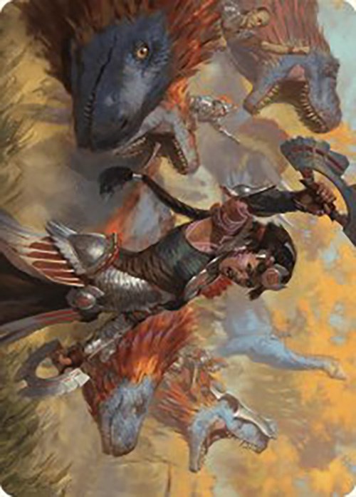 Huatli, Poet of Unity Art Card [The Lost Caverns of Ixalan Art Series] | Gate City Games LLC