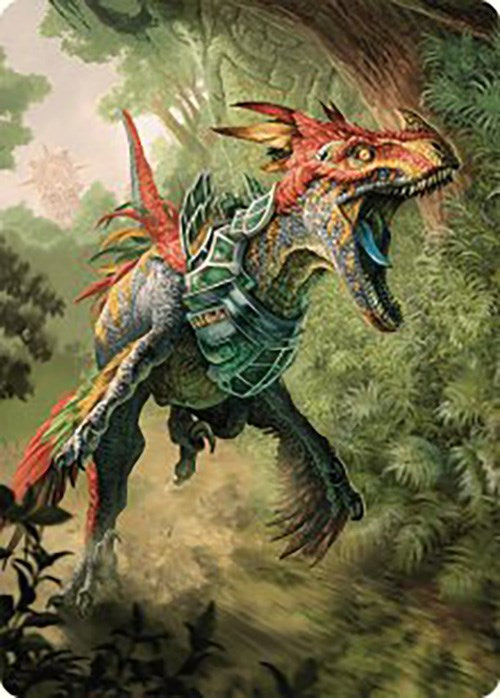 Dinosaur Token Art Card [The Lost Caverns of Ixalan Art Series] | Gate City Games LLC