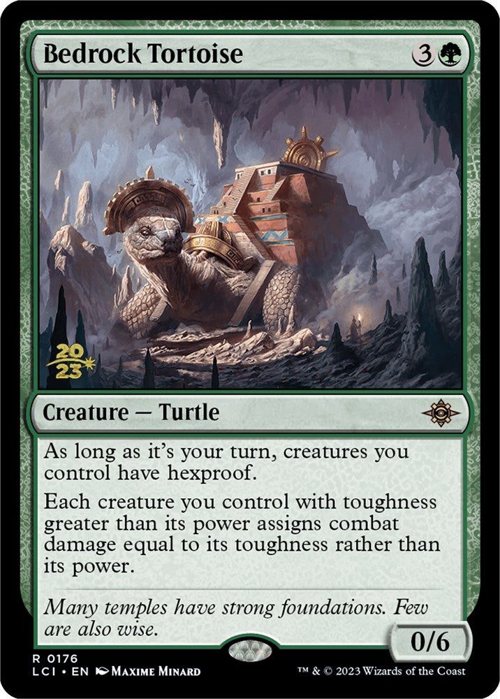 Bedrock Tortoise [The Lost Caverns of Ixalan Prerelease Cards] | Gate City Games LLC