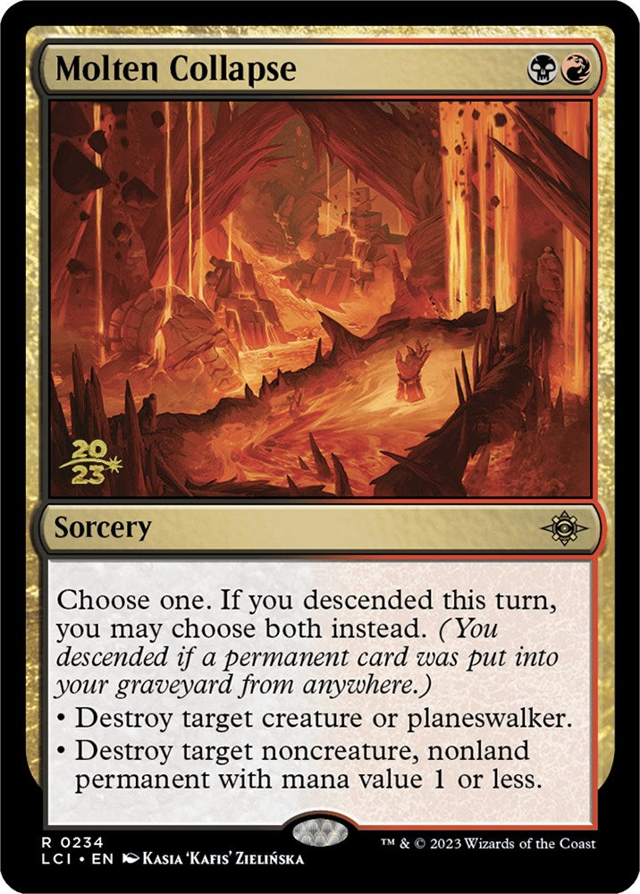 Molten Collapse [The Lost Caverns of Ixalan Prerelease Cards] | Gate City Games LLC