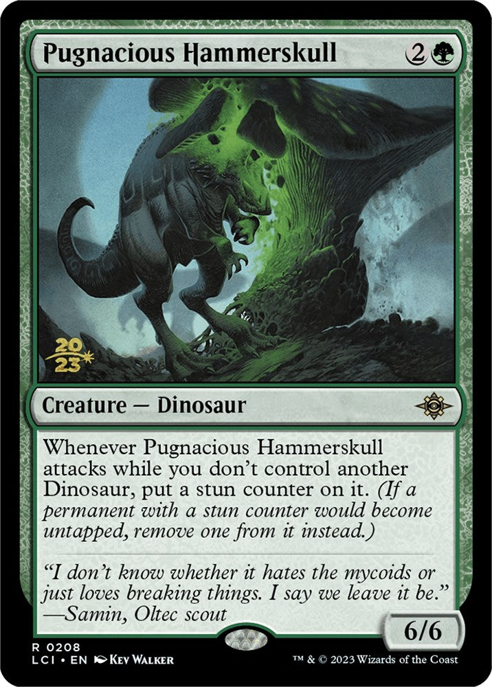 Pugnacious Hammerskull [The Lost Caverns of Ixalan Prerelease Cards] | Gate City Games LLC