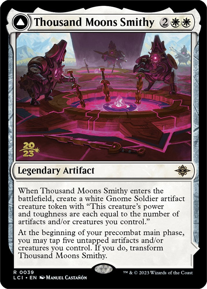 Thousand Moons Smithy // Barracks of the Thousand [The Lost Caverns of Ixalan Prerelease Cards] | Gate City Games LLC