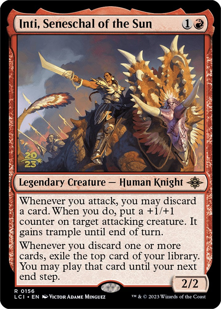 Inti, Seneschal of the Sun [The Lost Caverns of Ixalan Prerelease Cards] | Gate City Games LLC