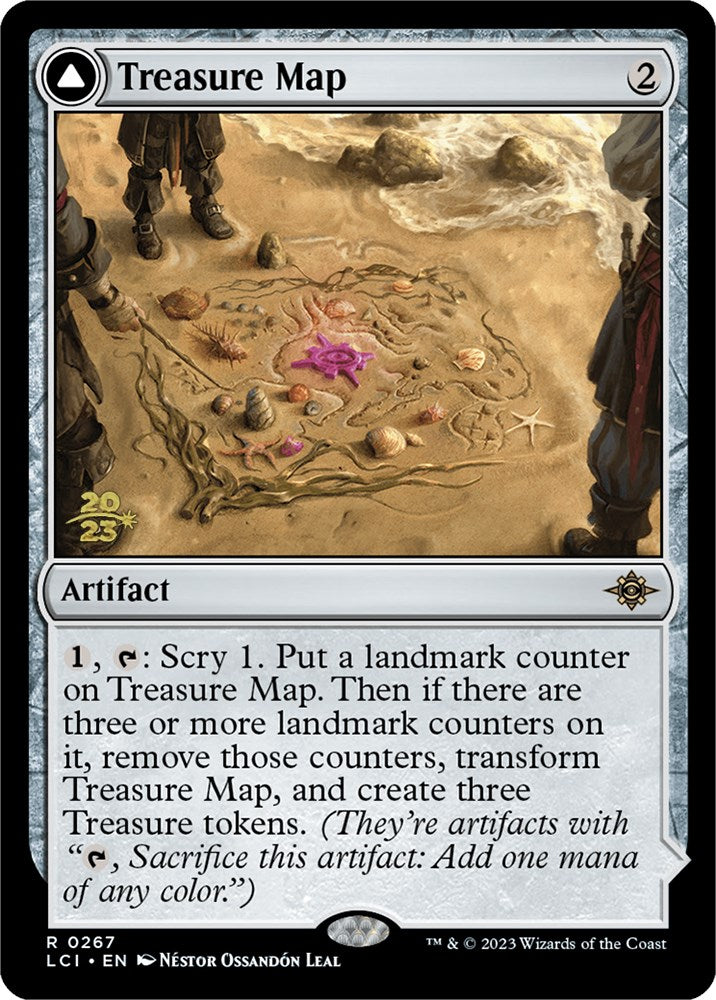 Treasure Map // Treasure Cove [The Lost Caverns of Ixalan Prerelease Cards] | Gate City Games LLC