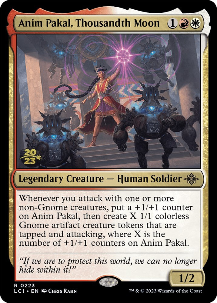 Anim Pakal, Thousandth Moon [The Lost Caverns of Ixalan Prerelease Cards] | Gate City Games LLC