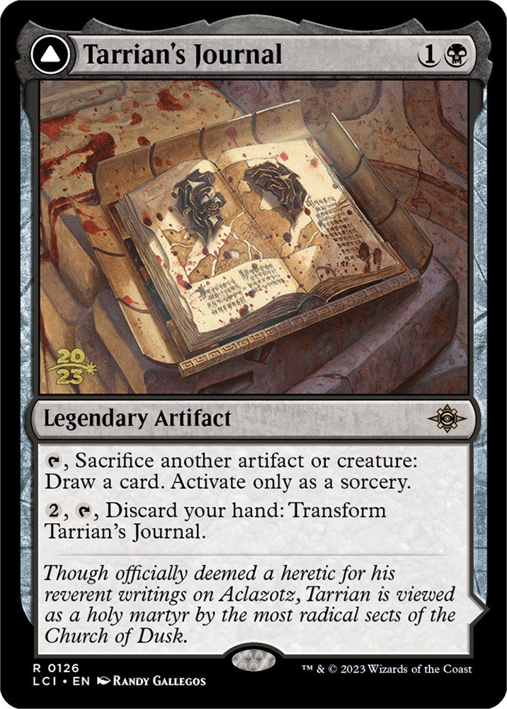 Tarrian's Journal // The Tomb of Aclazotz [The Lost Caverns of Ixalan Prerelease Cards] | Gate City Games LLC