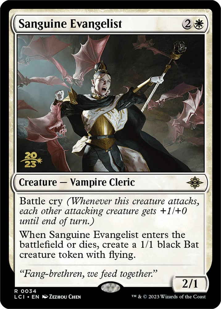 Sanguine Evangelist [The Lost Caverns of Ixalan Prerelease Cards] | Gate City Games LLC