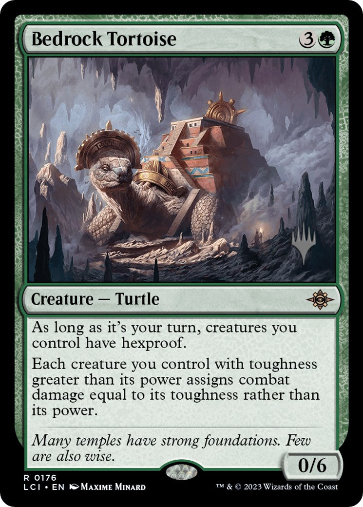 Bedrock Tortoise (Promo Pack) [The Lost Caverns of Ixalan Promos] | Gate City Games LLC