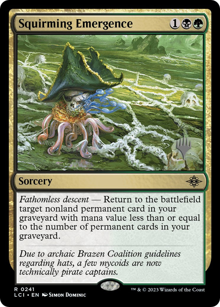 Squirming Emergence (Promo Pack) [The Lost Caverns of Ixalan Promos] | Gate City Games LLC