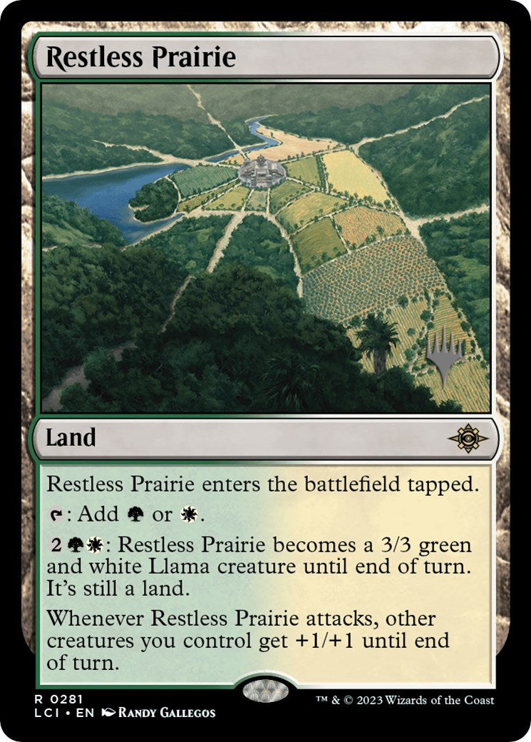 Restless Prairie (Promo Pack) [The Lost Caverns of Ixalan Promos] | Gate City Games LLC