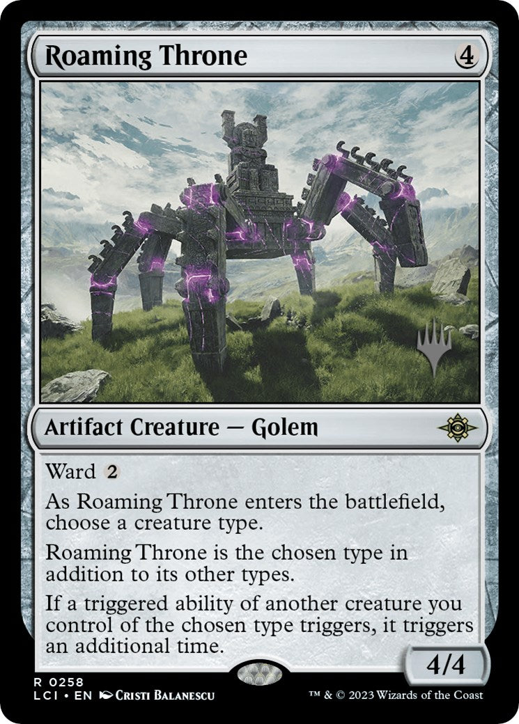 Roaming Throne (Promo Pack) [The Lost Caverns of Ixalan Promos] | Gate City Games LLC