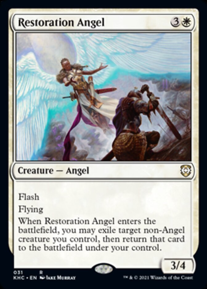 Restoration Angel [Kaldheim Commander] | Gate City Games LLC