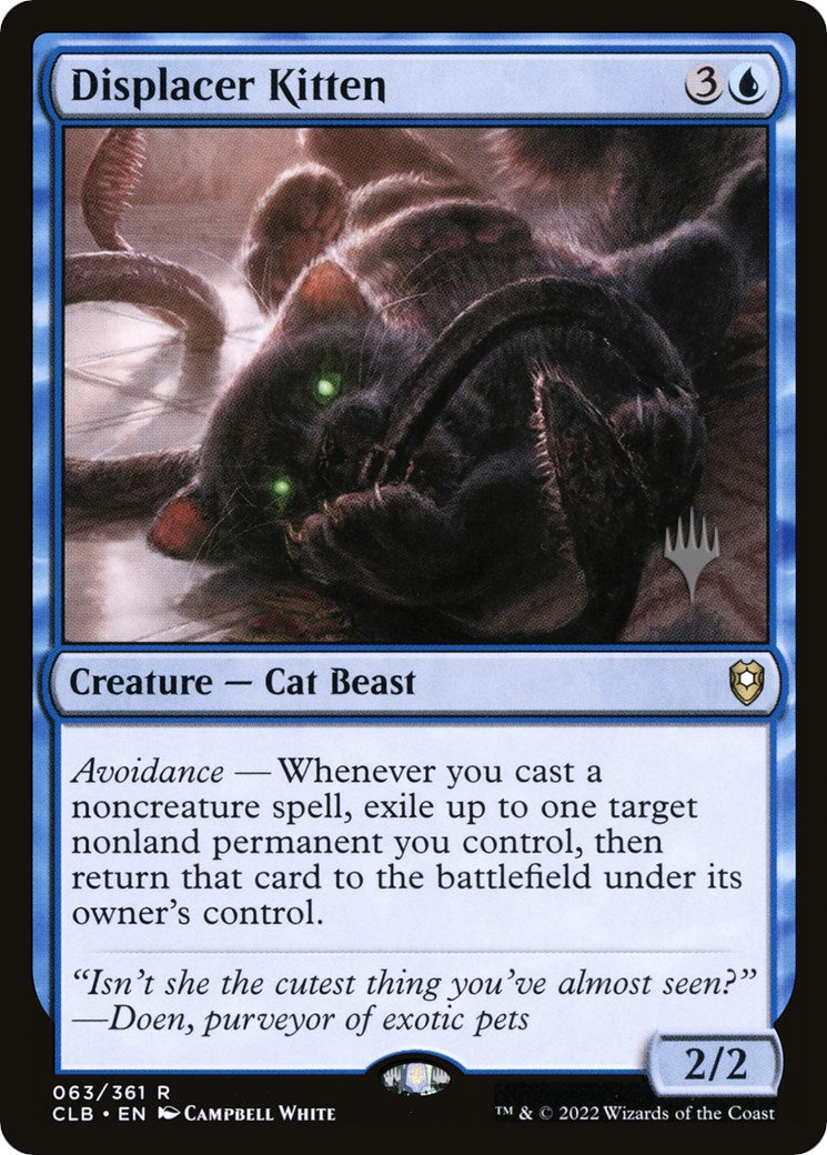 Displacer Kitten (Promo Pack) [The Lost Caverns of Ixalan Promos] | Gate City Games LLC