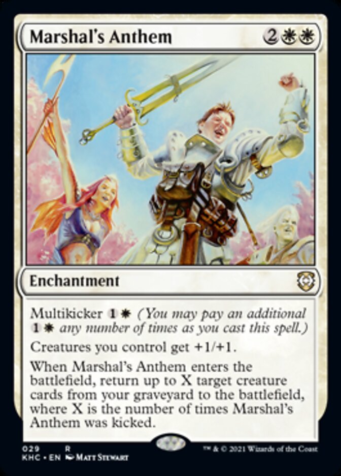 Marshal's Anthem [Kaldheim Commander] | Gate City Games LLC