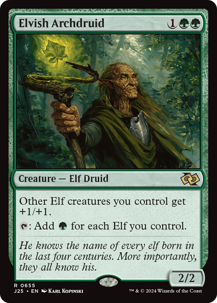 Elvish Archdruid [Foundations Jumpstart] | Gate City Games LLC