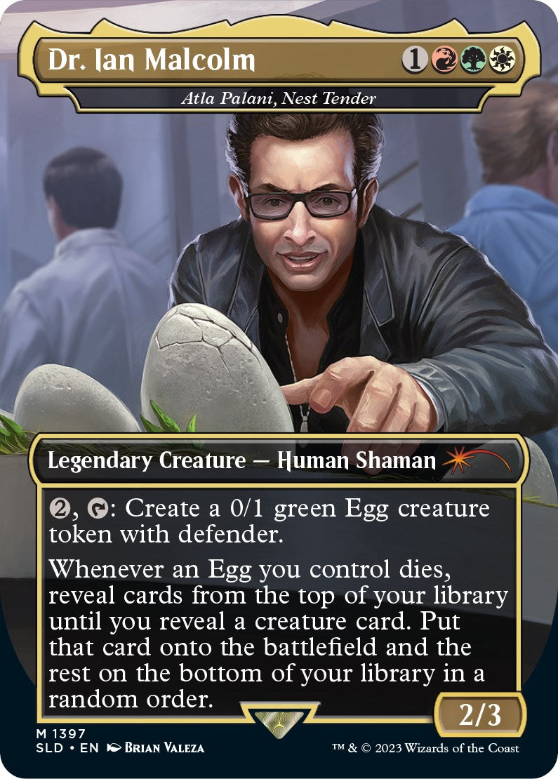 Dr. Ian Malcolm - Atla Palani, Nest Tender [Secret Lair Drop Series] | Gate City Games LLC