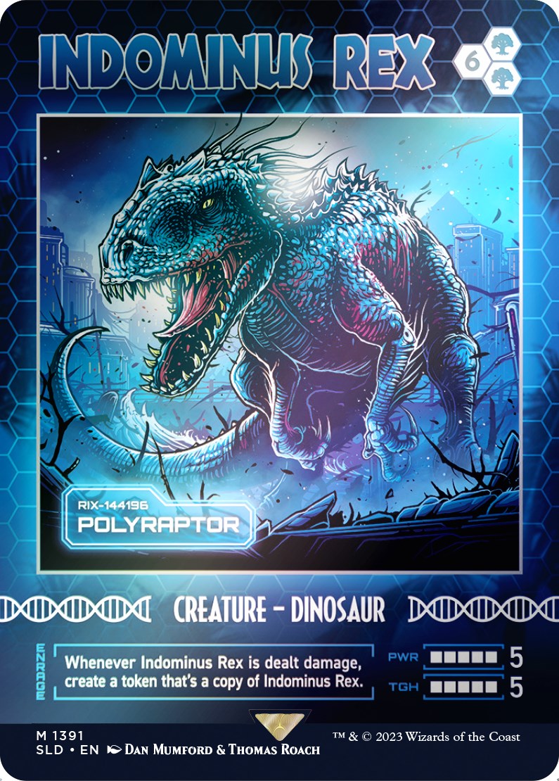 Indominus Rex - Polyraptor (Rainbow Foil) [Secret Lair Drop Series] | Gate City Games LLC