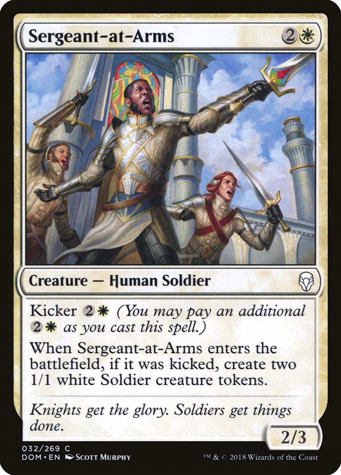 Sergeant-at-Arms [Dominaria] | Gate City Games LLC