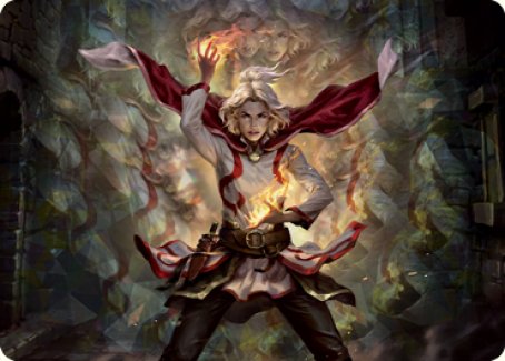 Delina, Wild Mage Art Card [Dungeons & Dragons: Adventures in the Forgotten Realms Art Series] | Gate City Games LLC