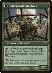 Grizzled Outcasts // Krallenhorde Wantons [Innistrad] | Gate City Games LLC