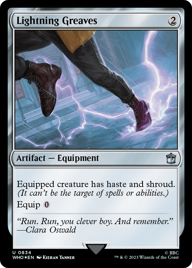 Lightning Greaves (Surge Foil) [Doctor Who] | Gate City Games LLC