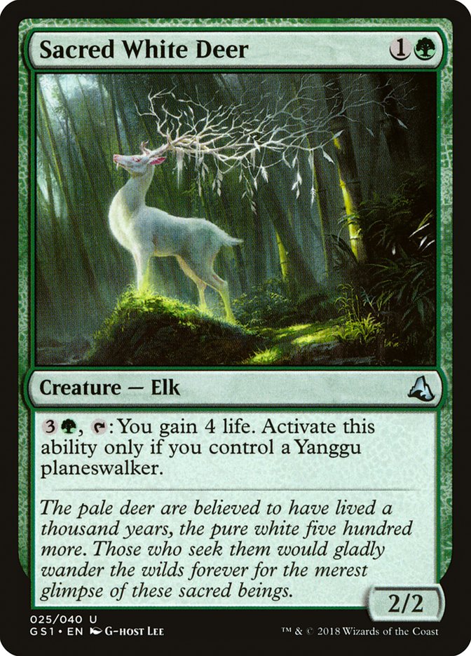 Sacred White Deer [Global Series Jiang Yanggu & Mu Yanling] | Gate City Games LLC