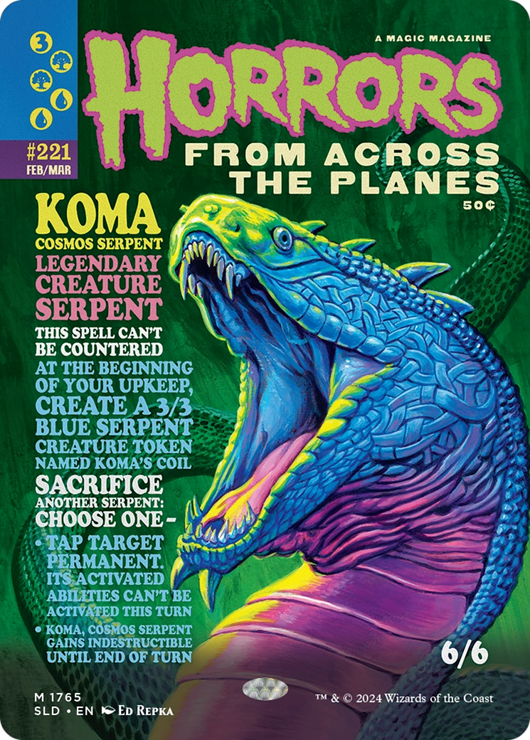 Koma, Cosmos Serpent [Secret Lair Drop Series] | Gate City Games LLC