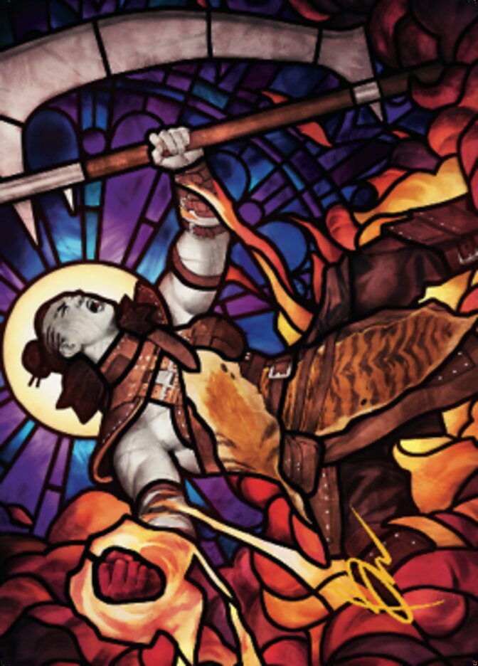 Garna, Bloodfist of Keld Art Card (Gold-Stamped Signature) [Dominaria United Art Series] | Gate City Games LLC