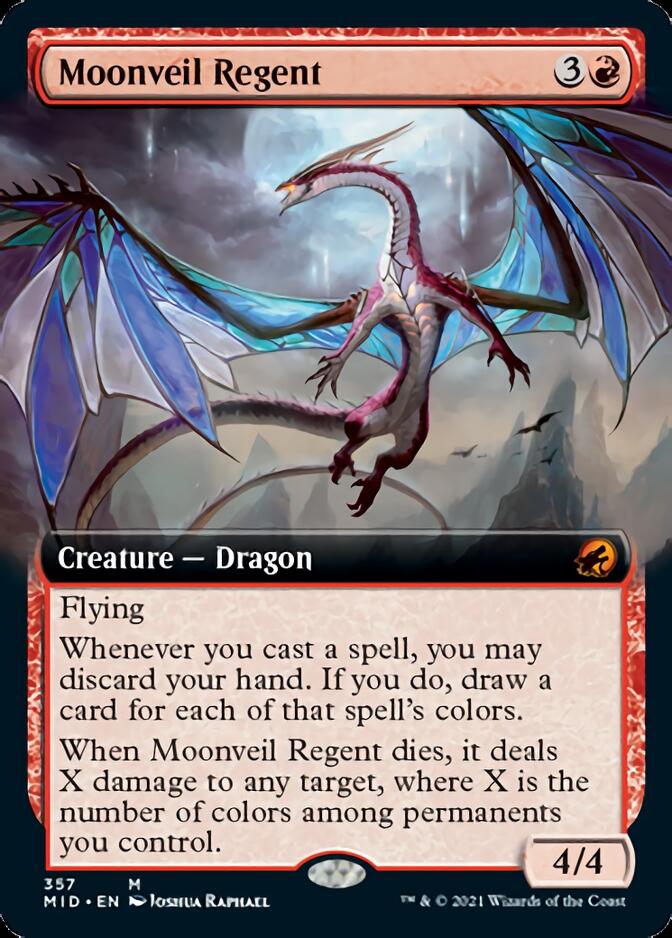 Moonveil Regent (Extended Art) [Innistrad: Midnight Hunt] | Gate City Games LLC