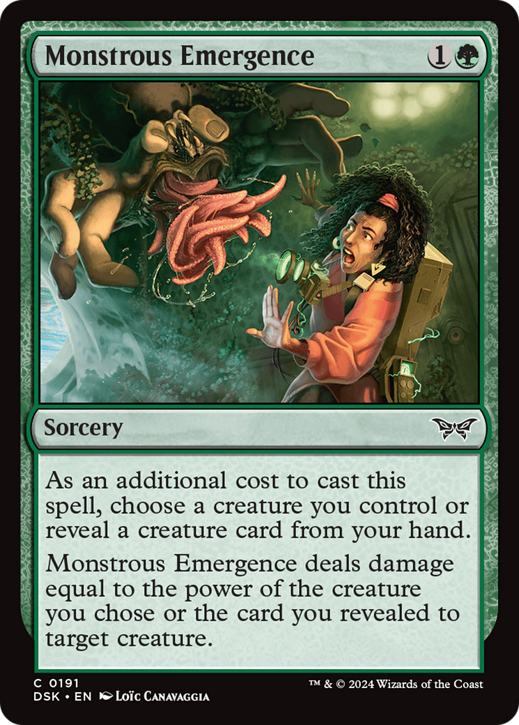 Monstrous Emergence [Duskmourn: House of Horror] | Gate City Games LLC