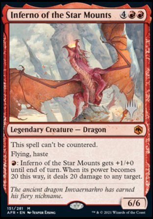 Inferno of the Star Mounts (Promo Pack) [Dungeons & Dragons: Adventures in the Forgotten Realms Promos] | Gate City Games LLC