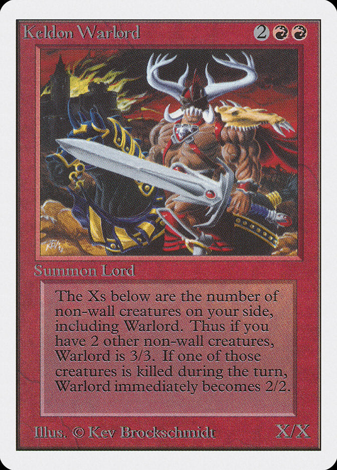 Keldon Warlord [Unlimited Edition] | Gate City Games LLC