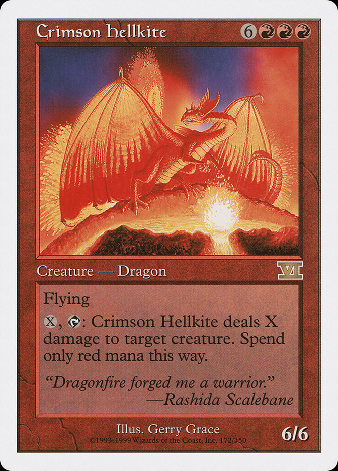 Crimson Hellkite [Classic Sixth Edition] | Gate City Games LLC