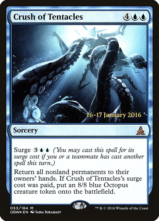 Crush of Tentacles [Oath of the Gatewatch Prerelease Promos] | Gate City Games LLC