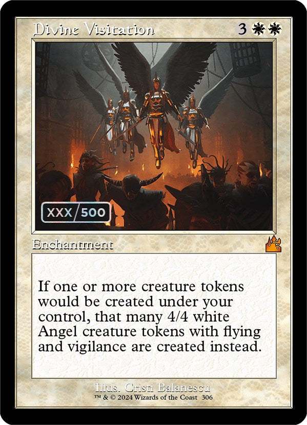Divine Visitation (Retro) (Serialized) [Ravnica Remastered] | Gate City Games LLC