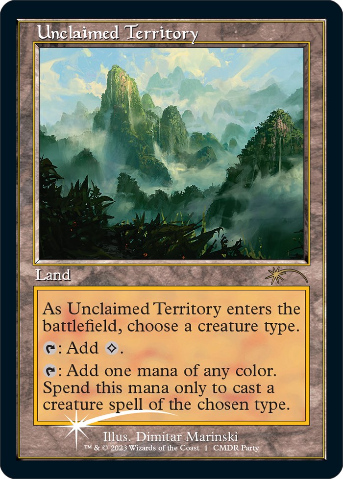 Unclaimed Territory (Retro) [Wizards Play Network 2023] | Gate City Games LLC