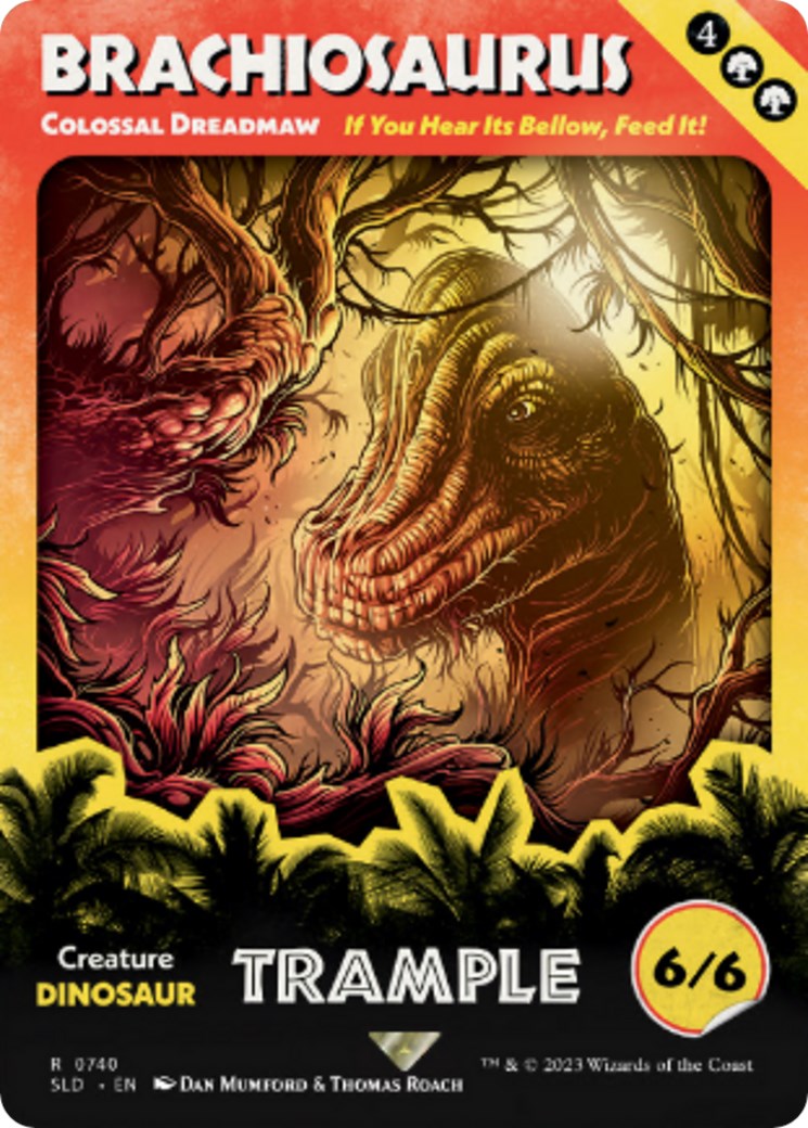 Brachiosaurus - Colossal Dreadmaw (Rainbow Foil) [Secret Lair Drop Series] | Gate City Games LLC