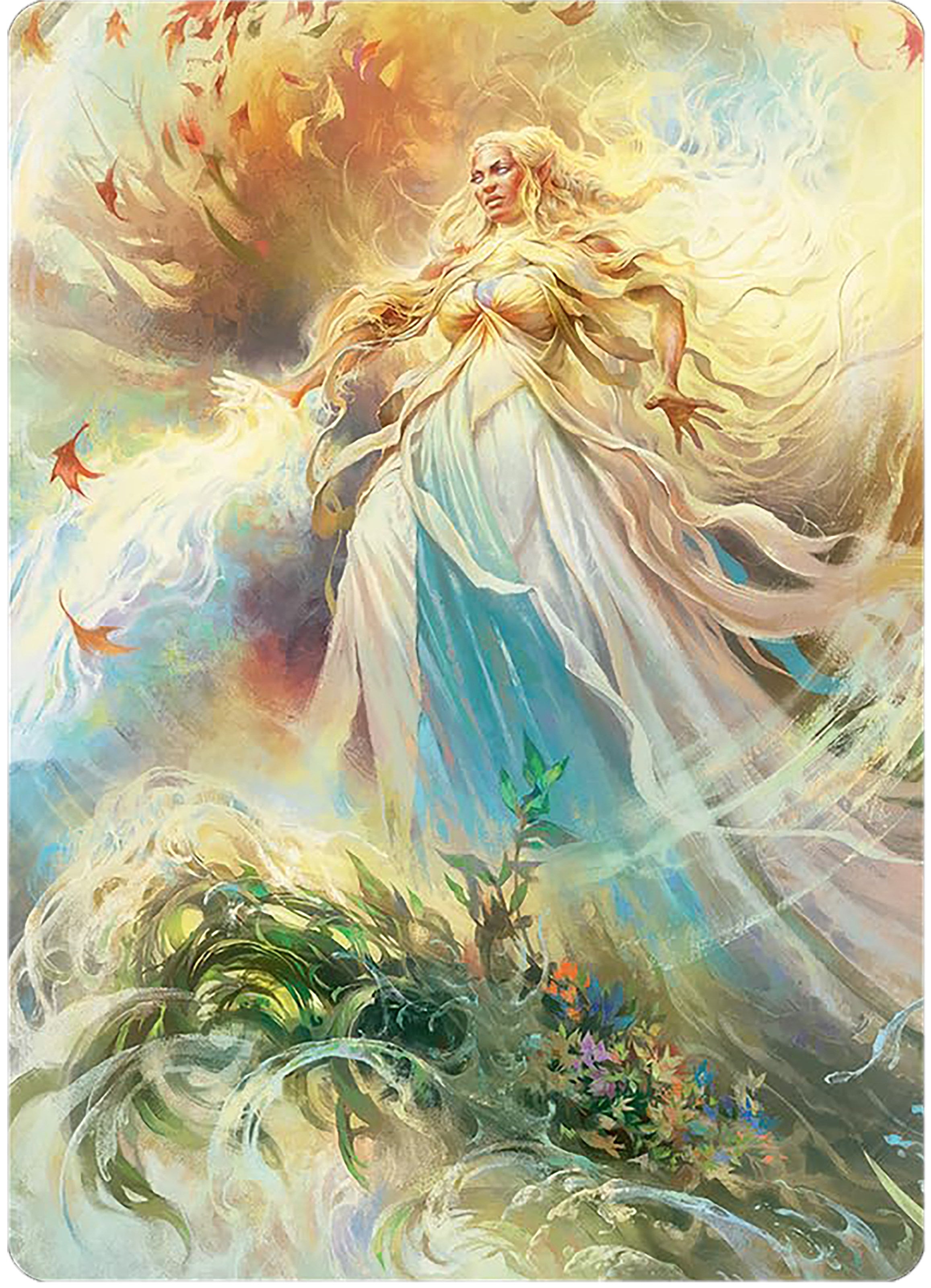 Galadriel, Light of Valinor Art Card [The Lord of the Rings: Tales of Middle-earth Art Series] | Gate City Games LLC