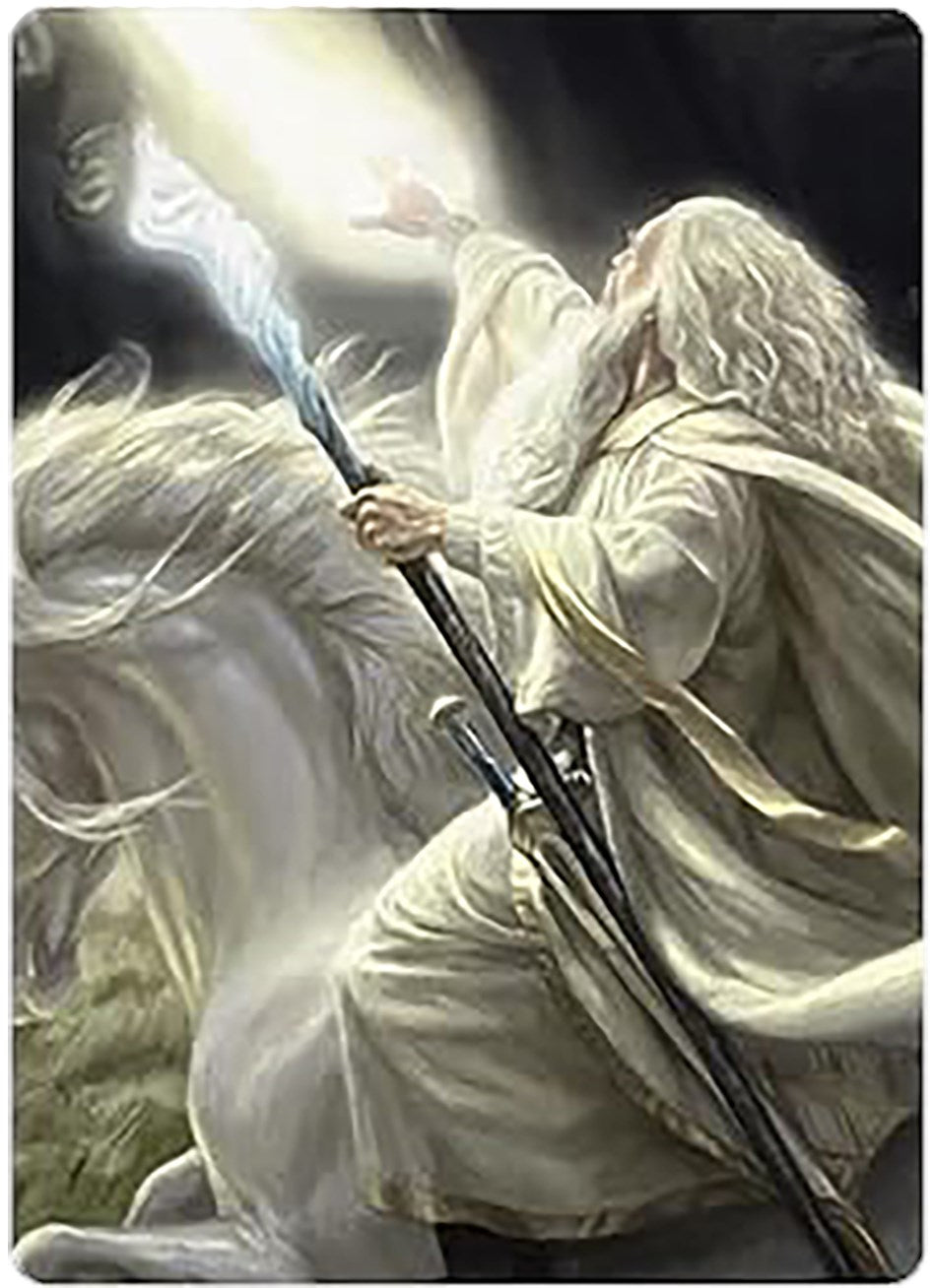 Gandalf of the Secret Fire Art Card [The Lord of the Rings: Tales of Middle-earth Art Series] | Gate City Games LLC