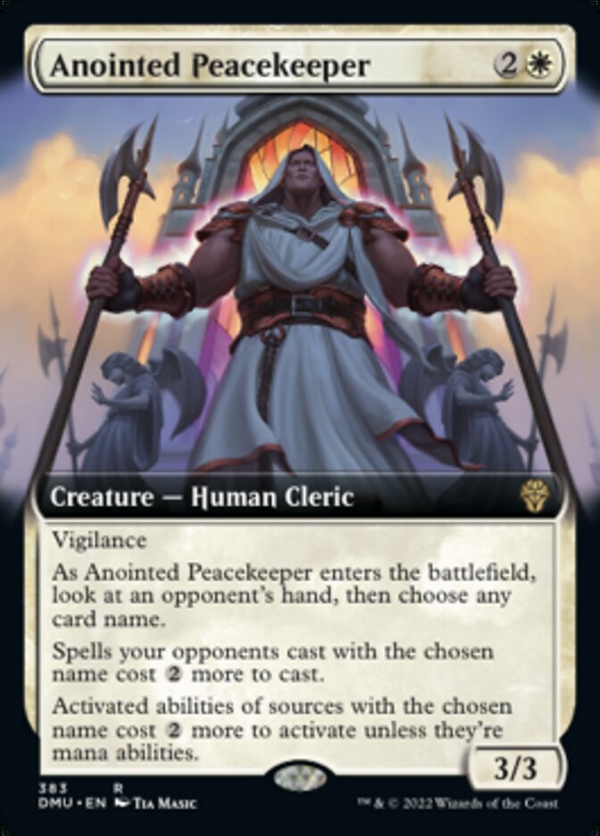 Anointed Peacekeeper (Extended Art) [Dominaria United] | Gate City Games LLC