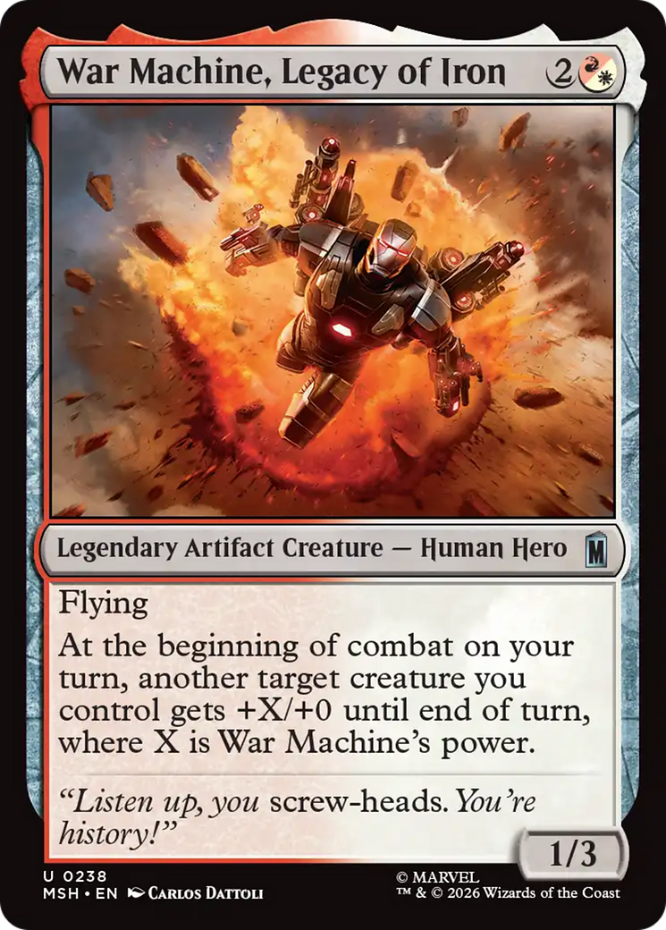 War Machine, Legacy of Iron [Marvel Super Heroes] | Gate City Games LLC