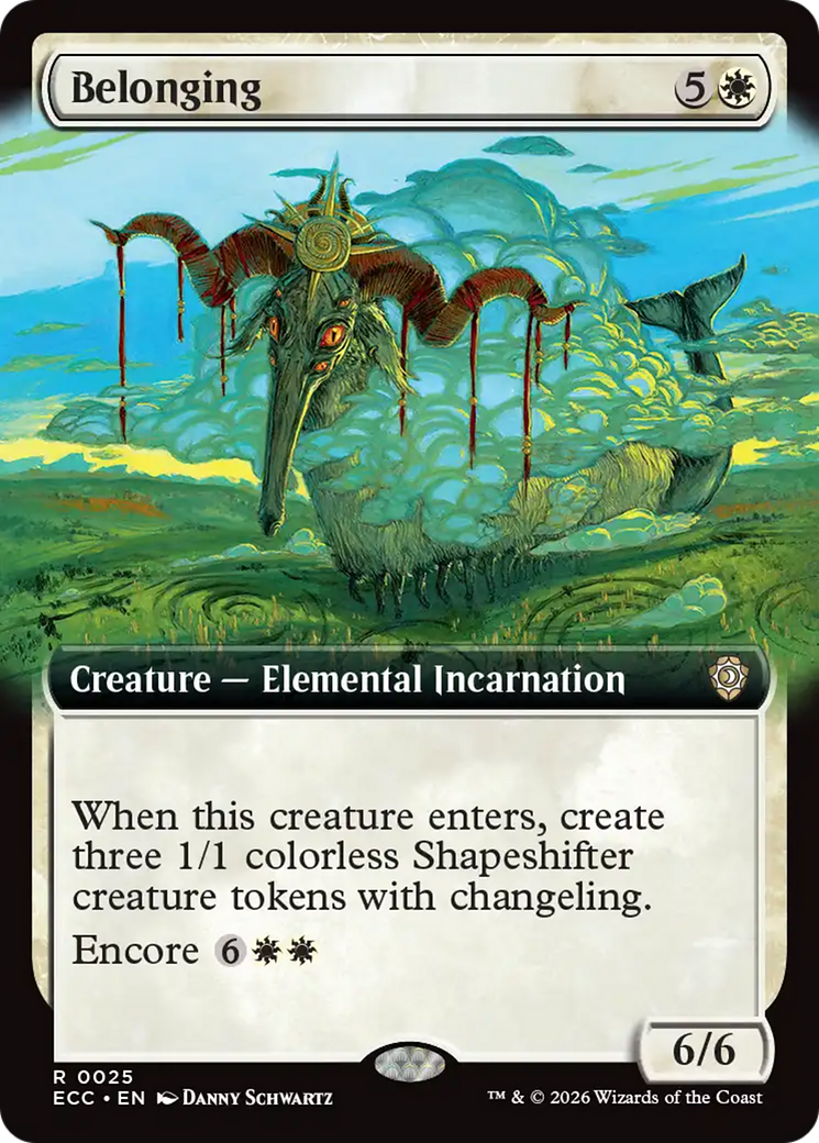 Belonging (Extended Art) [Lorwyn Eclipsed Commander] | Gate City Games LLC