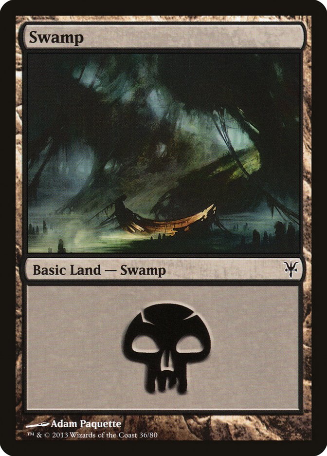 Swamp (36) [Duel Decks: Sorin vs. Tibalt] | Gate City Games LLC