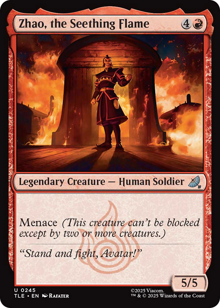 Zhao, the Seething Flame [Avatar: The Last Airbender: Eternal-Legal] | Gate City Games LLC